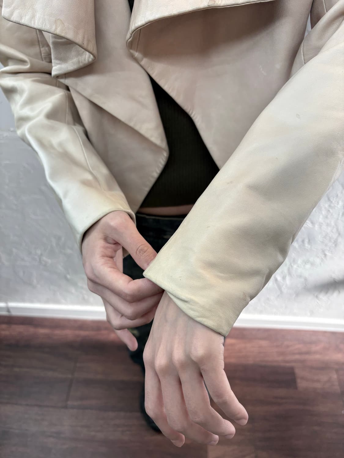 ivory sheep skin jacket 상품이미지7