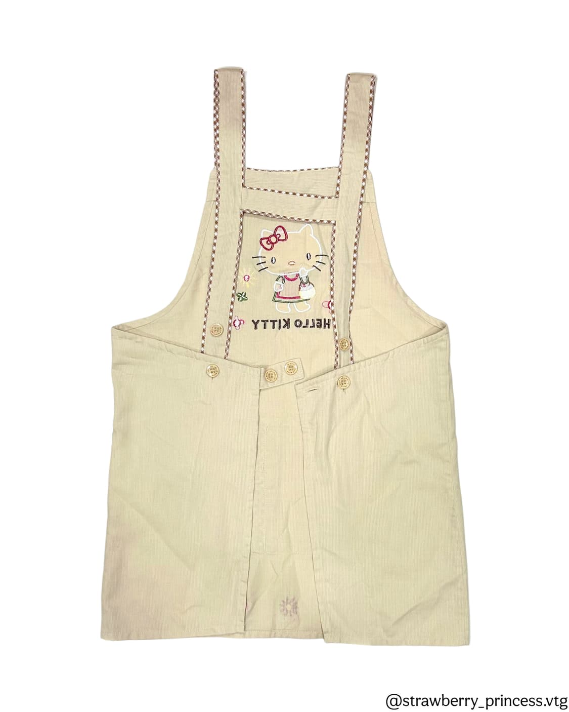 산리오 공식 정품 헬로키티 앞치마 빈티지 상품이미지4