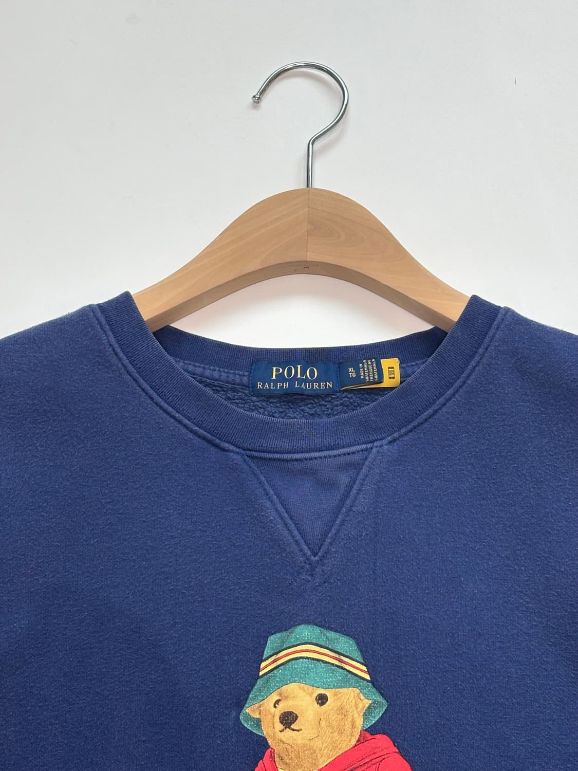 Polo by RalphLauren 폴로 QR라벨 블루 베어 맨투맨 상품이미지6