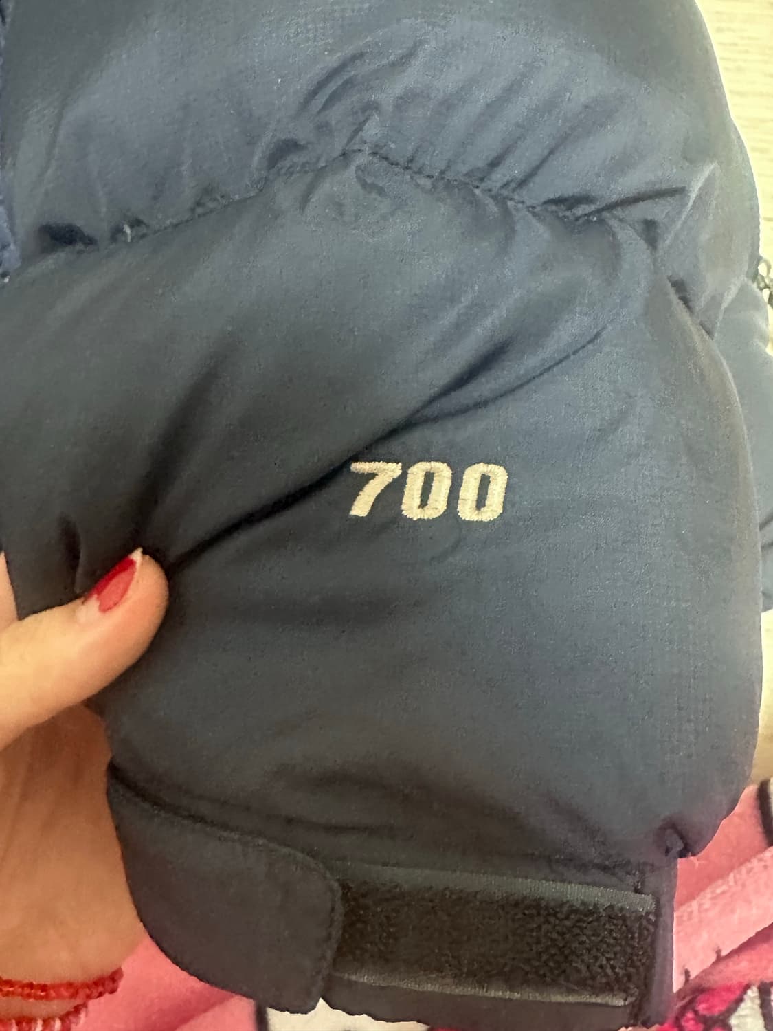 노스페이스 700 네이비 패딩 상품이미지3