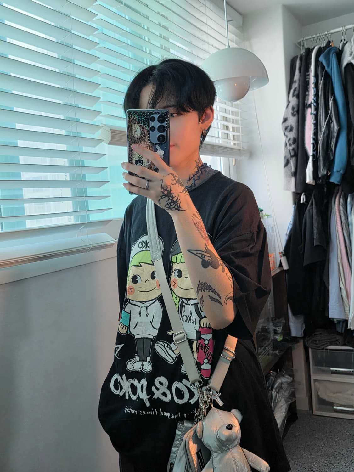 페코 앤 포코 캐릭터 반팔 일본티셔츠 Unisex 상품이미지4
