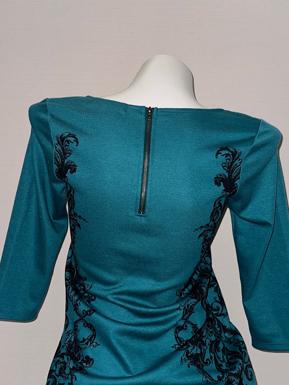 빈티지 청록 오리엔탈 투웨이 원피스 상품이미지4