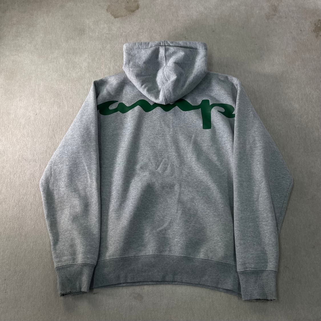 100 슈프림 챔피온 아치 스펠로고 후드티 상품이미지2