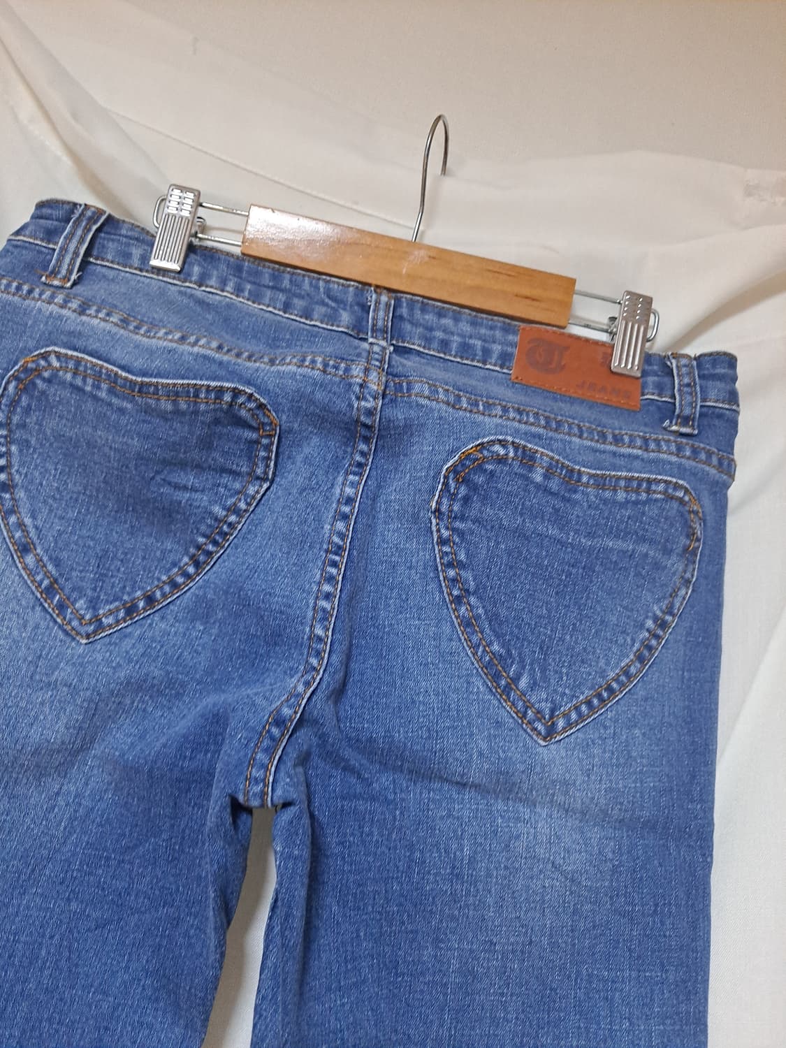 하트포켓 청바지 데님바지 긱시크  상품이미지3