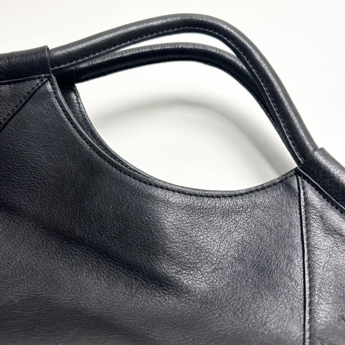 비스테프 카프스킨 레더 토트백 재패니즈 브랜드 요지 릭 스타일 상품이미지3