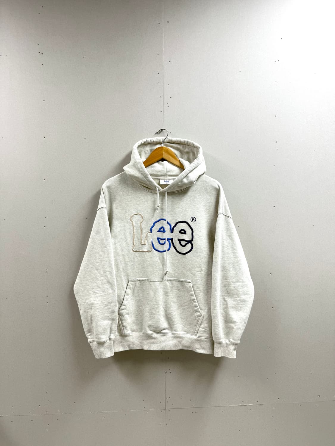 공용 S / Lee 리 멀티 빅로고 후드티 상품이미지1