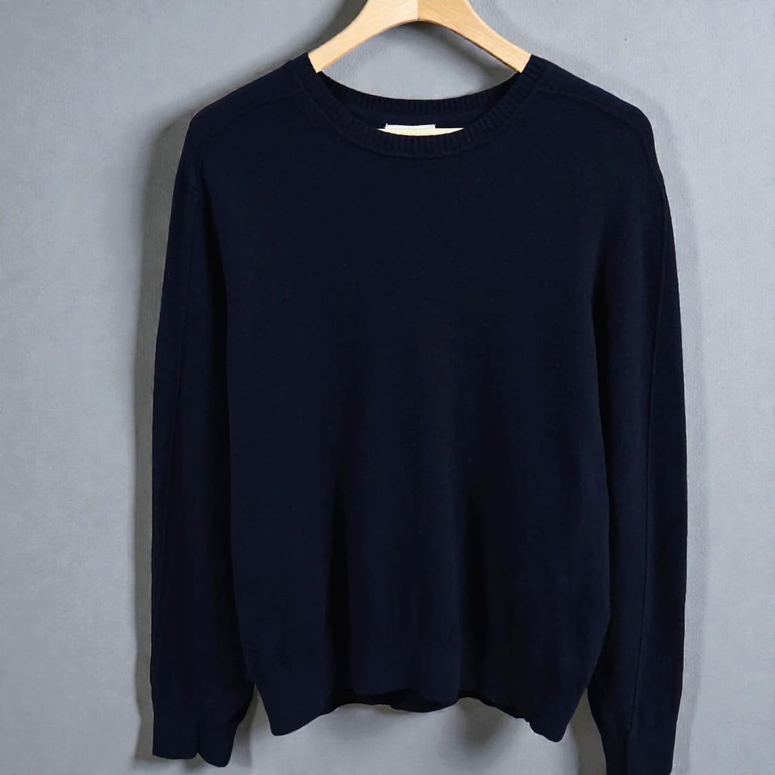 100~105)REISS 리스 캐시미어 니트 네이비 상품이미지1