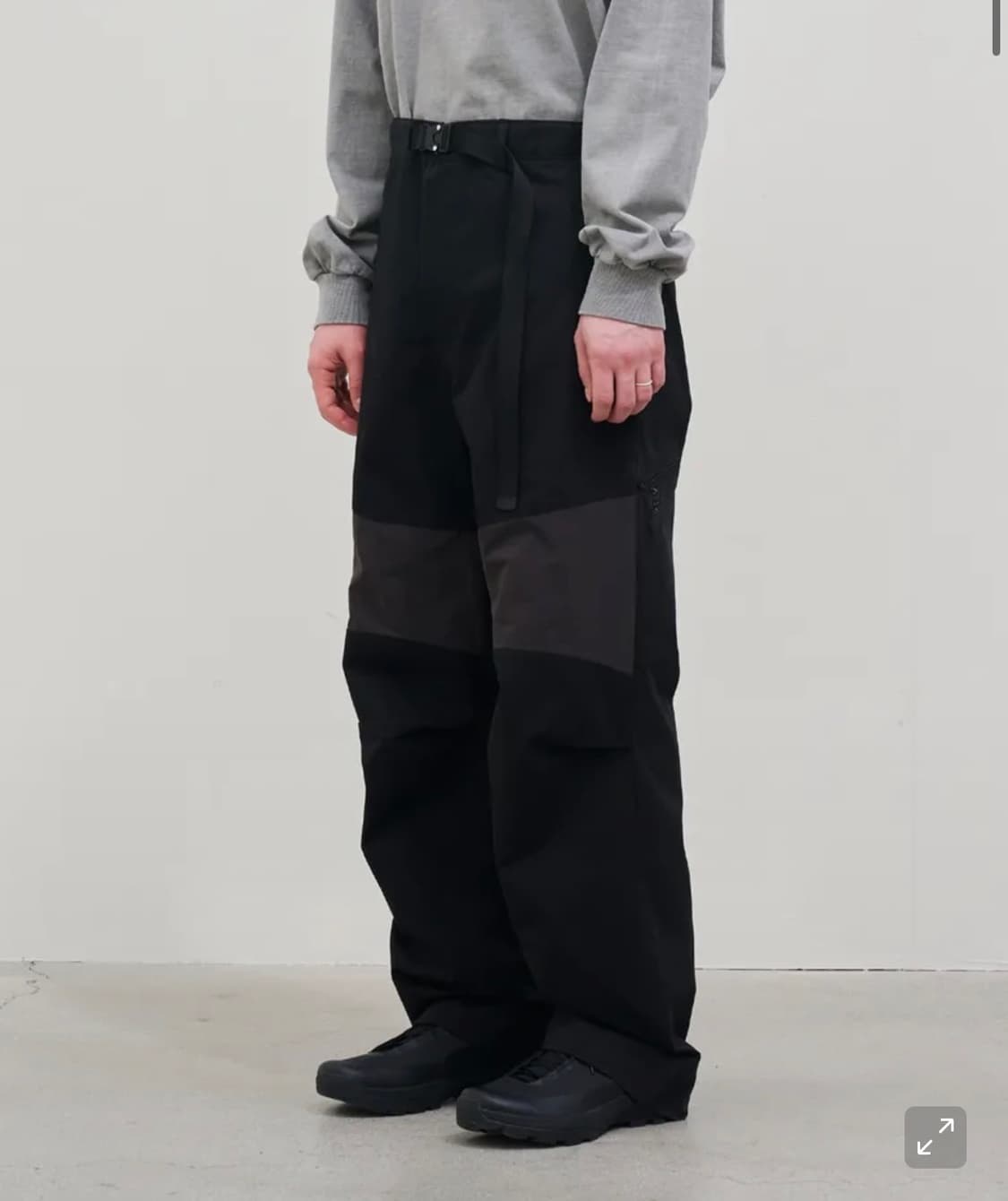 [2] 츠통령x노운 curved block pants 상품이미지1