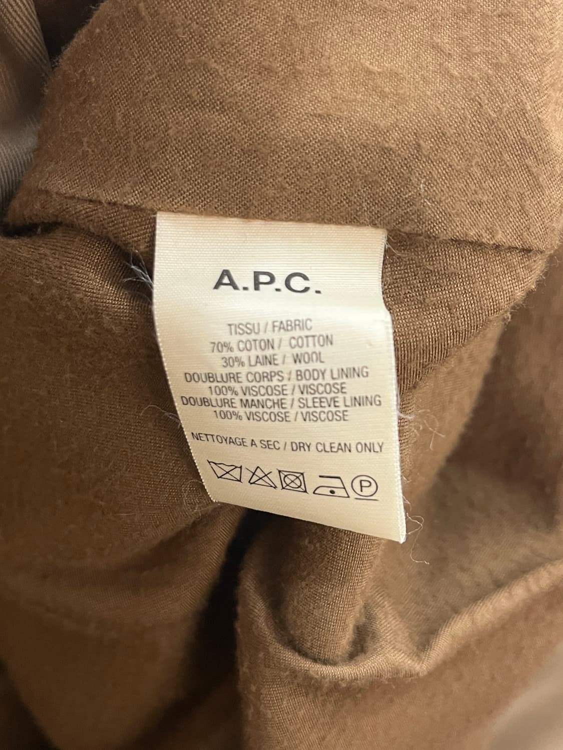 A.P.C. 싱글 트렌치 코트 상품이미지9
