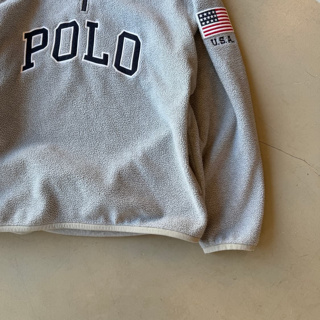 폴로 랄프로렌 성조기 하프집업 플리스 상품이미지2