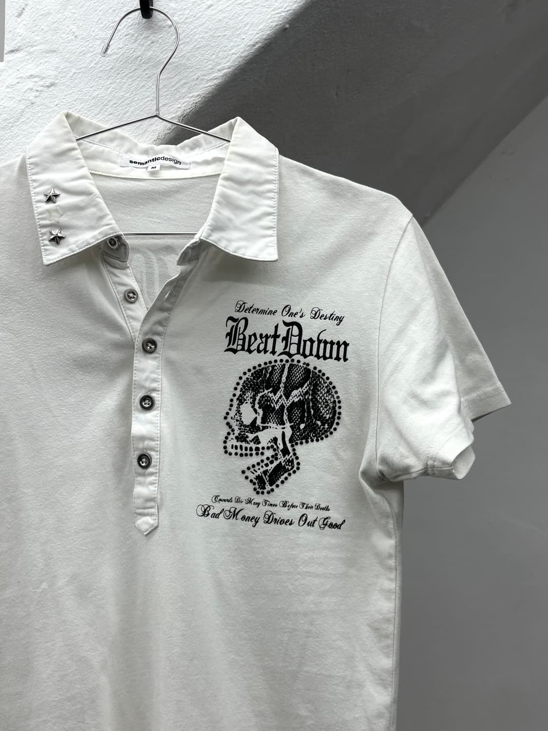 Semantic Design snake skull 00s pk top   상품이미지5
