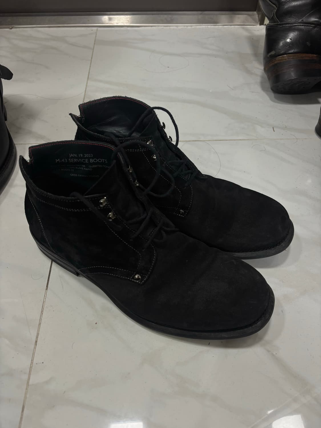 그라더스 부츠 02 suede black (men) 275 상품이미지1