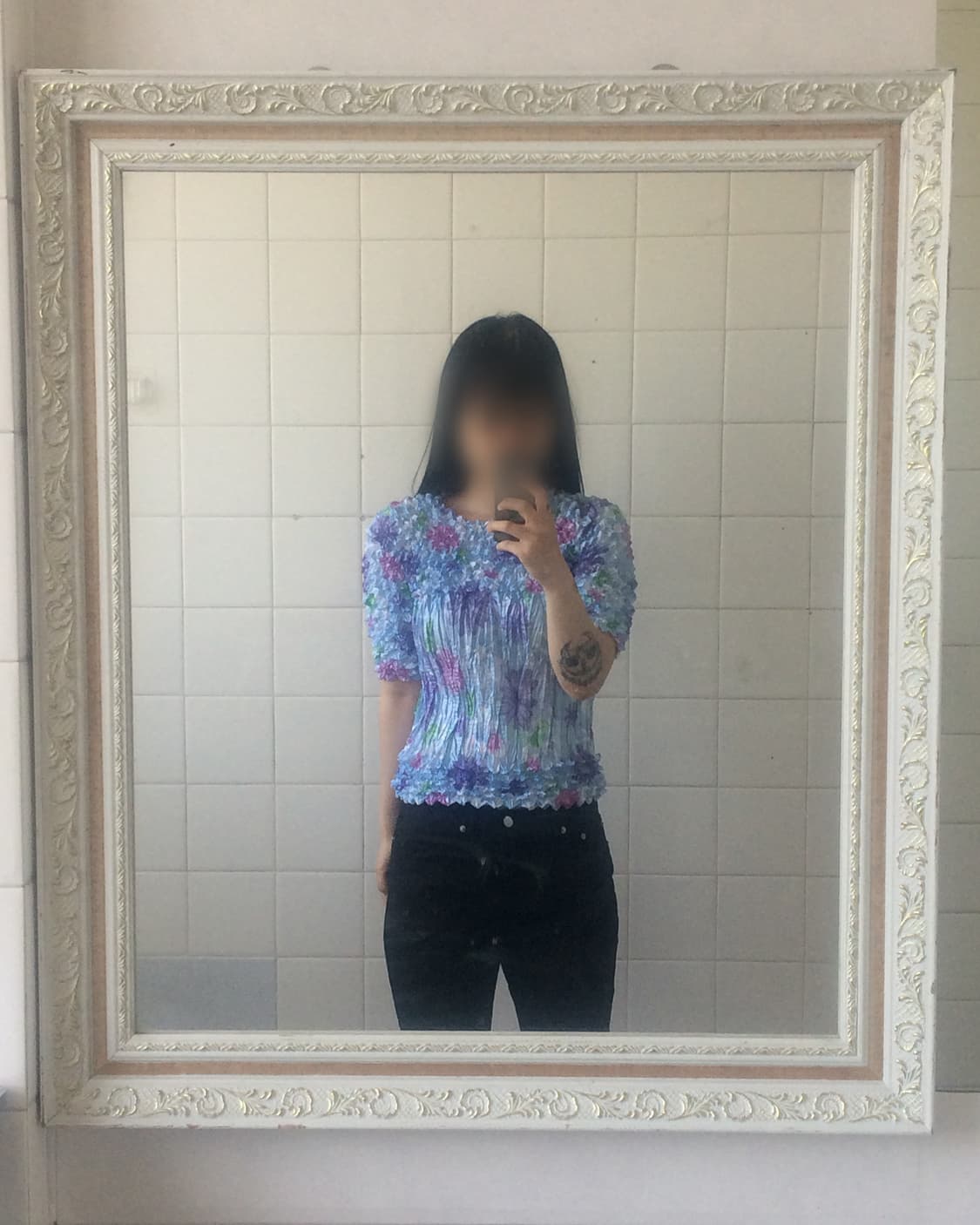 Pleats popcorn top 상품이미지4