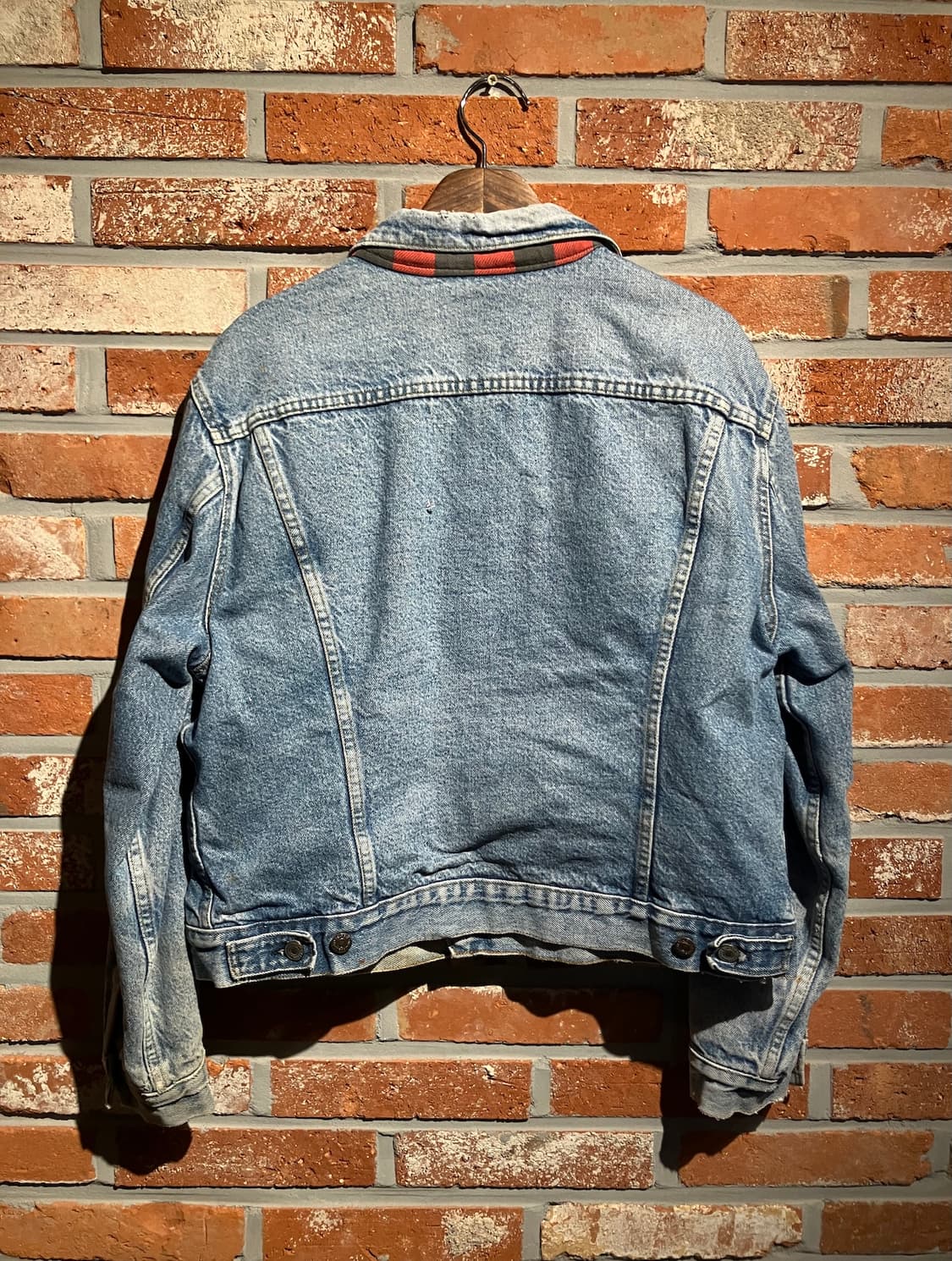 80s 90s USA 빈티지 리바이스 버팔로 안감 3세대 데님 자켓 상품이미지7