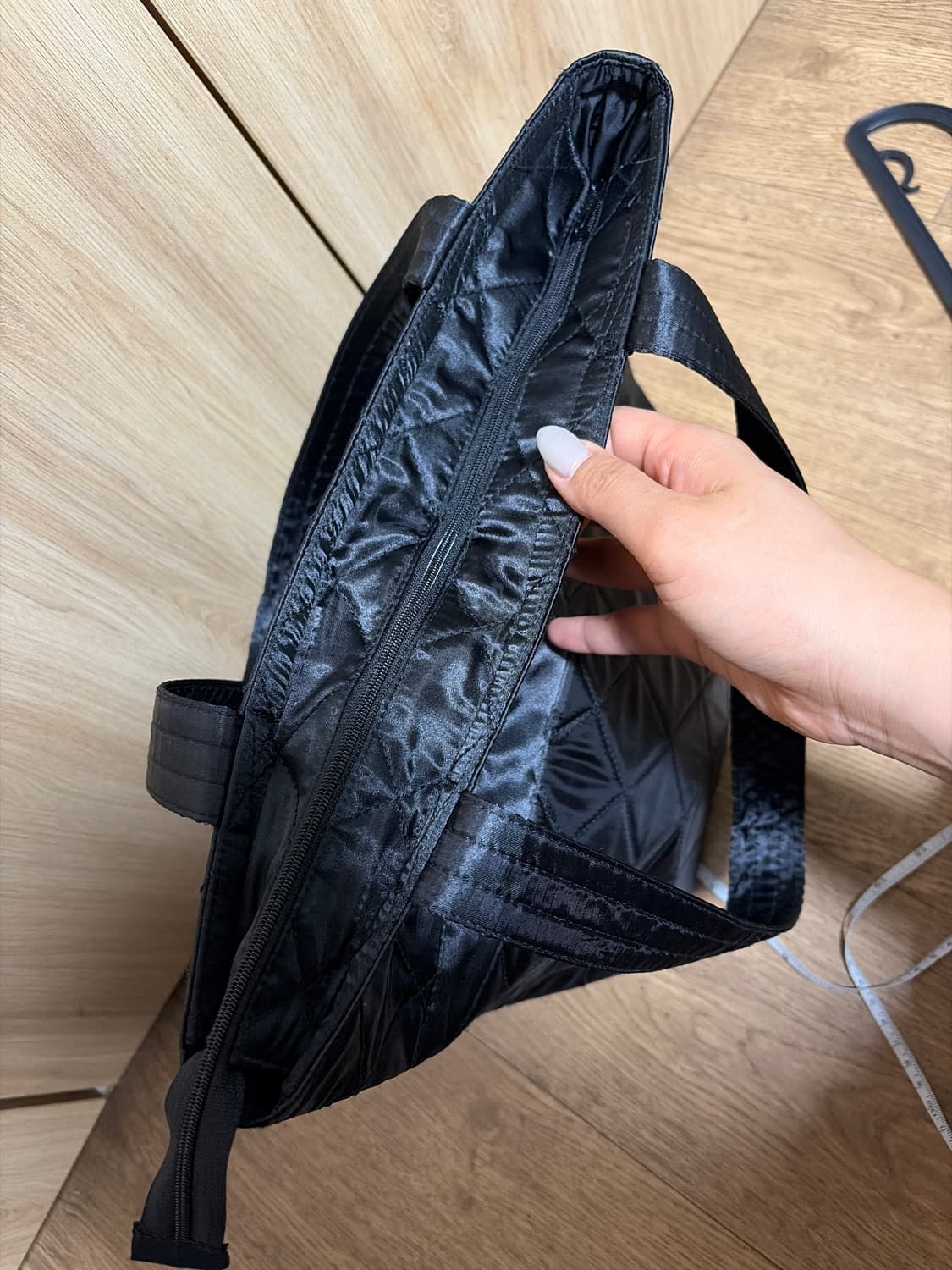 모리걸 리본 숄더백 도트백 상품이미지6