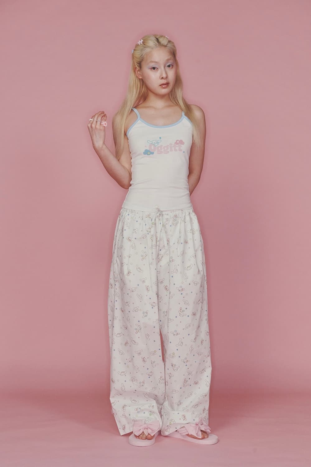 오끼뜨 시나모롤 도미토리 팬츠 파자마 상품이미지1