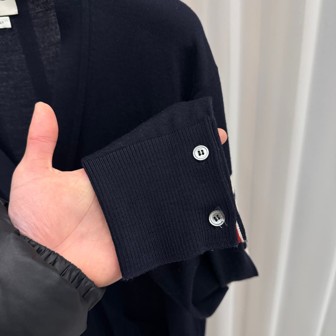 [5] 톰브라운 메리노 울 가디건 네이비 상품이미지6