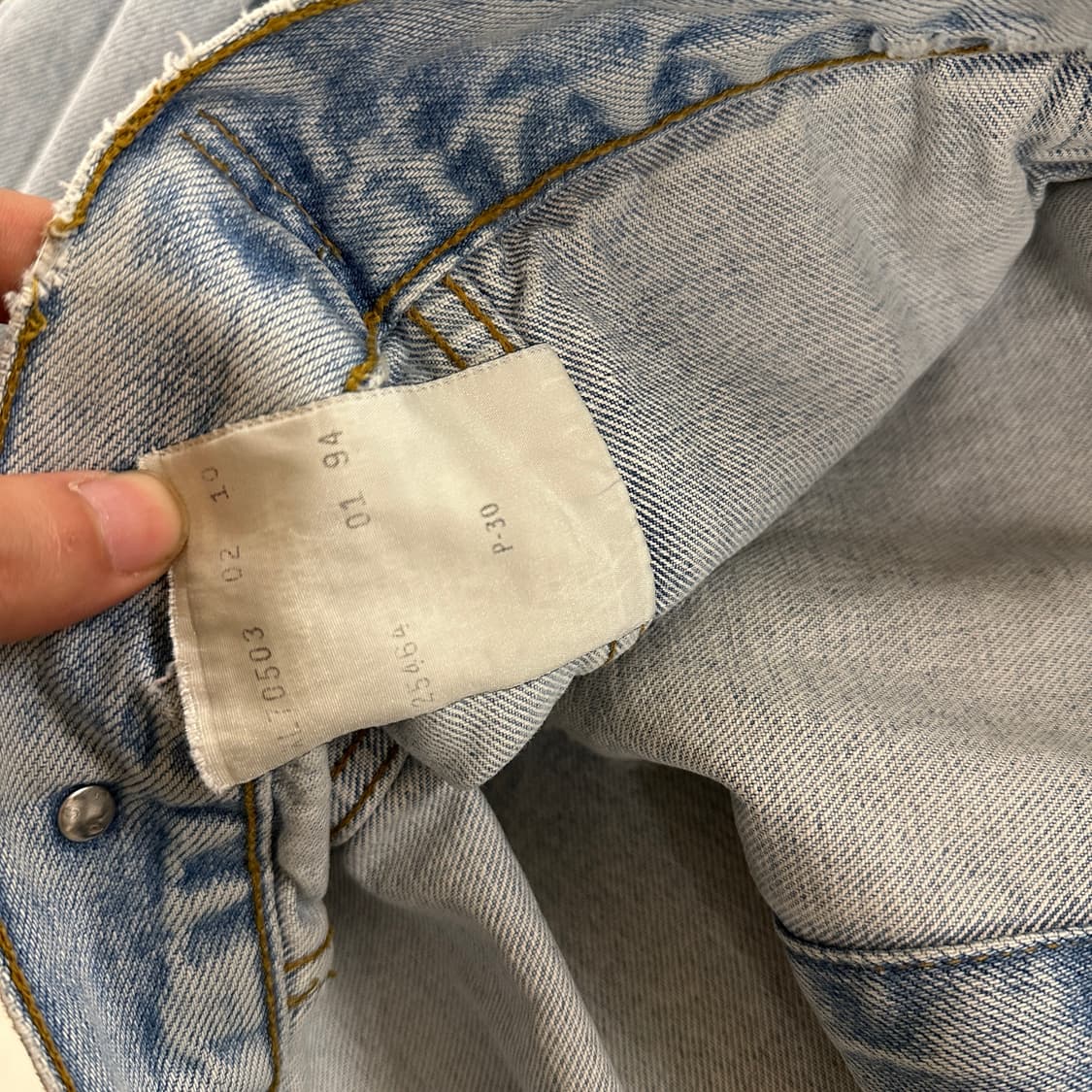 90s USA 리바이스 70503 트러커자켓 상품이미지6