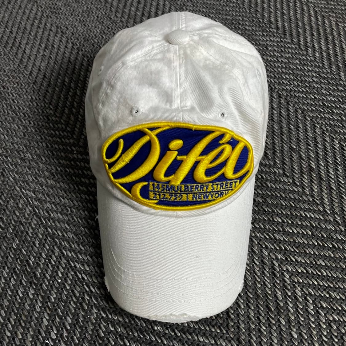 인터크루 y2k 빈티지 화이트 볼캡 o 4404 상품이미지1