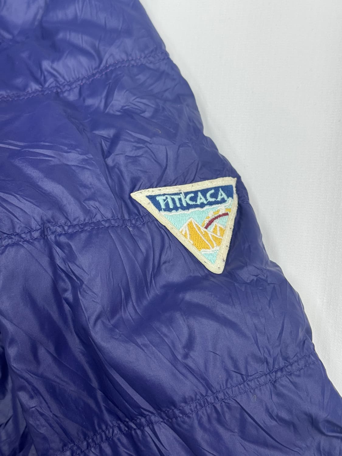 티티카카 에스닉 히피 구스 다운 경량 글로시 롱 패딩  아우터 상품이미지4