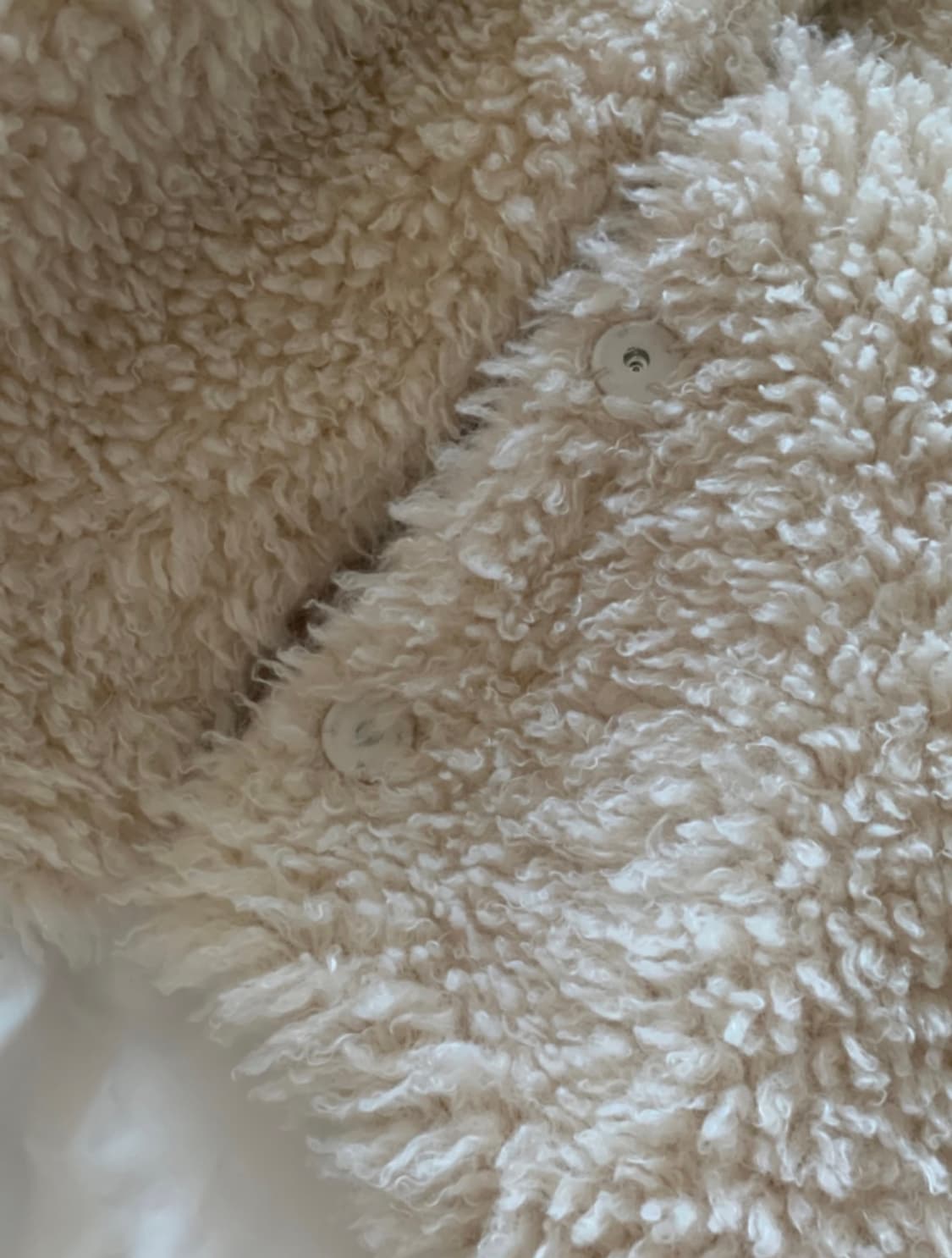 (새상품) 오이니 퍼피 퍼자켓 puppy fur jacket - 크림 상품이미지7