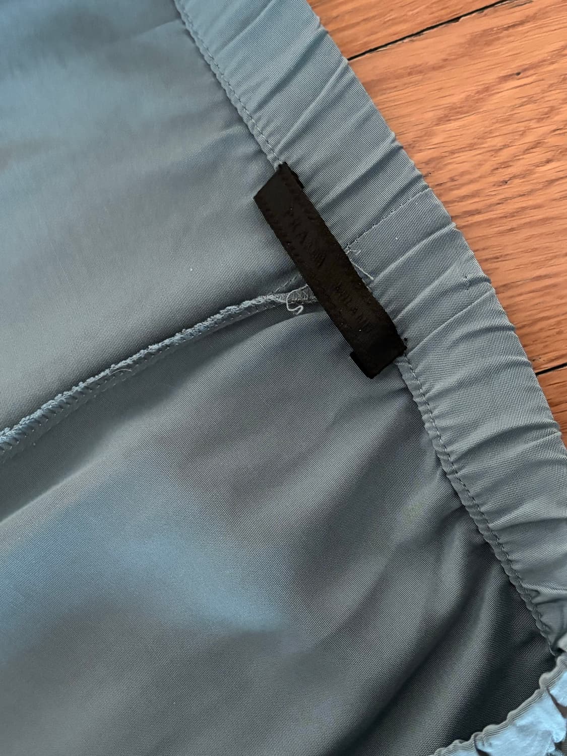 프라다 실크 블루그레이 팬츠 상품이미지4