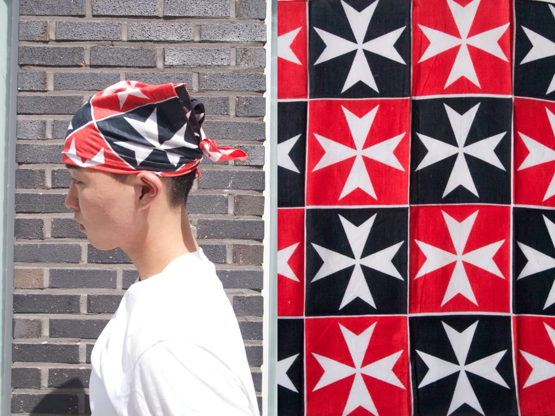[ maltese cross pattern scarf ] 상품이미지1