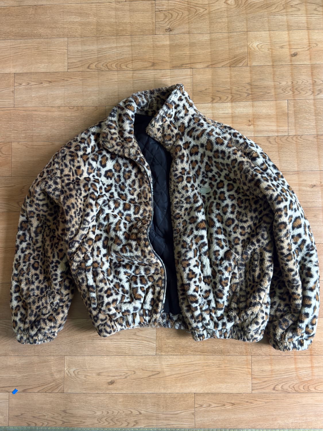 레오파드 퍼자켓 상품이미지1