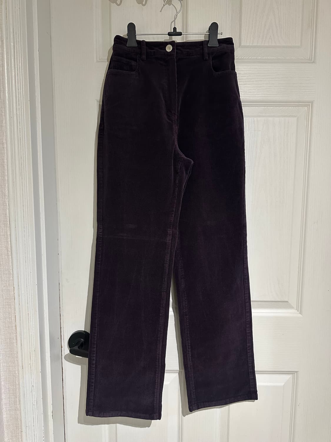 포니테일 코듀로이 팬츠 퍼플 컬러 상품이미지1