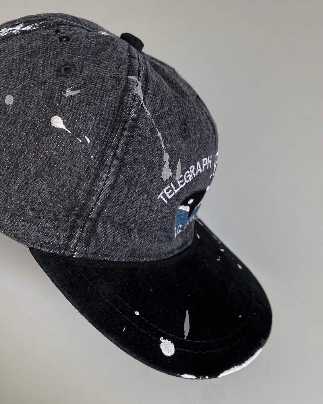 페인팅 투톤 빈티지 볼캡 모자 B 상품이미지6