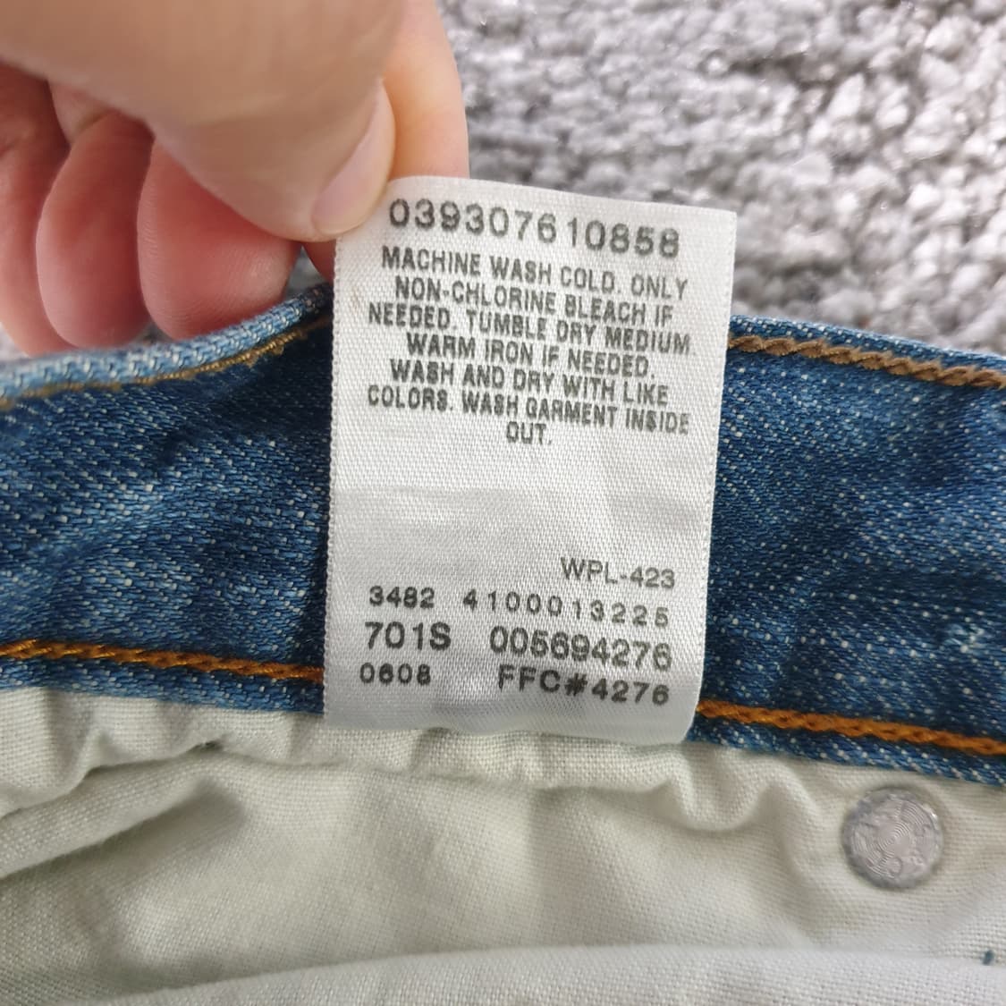 LEVI'S 569 루즈 스트레이트 데님 팬츠 상품이미지7