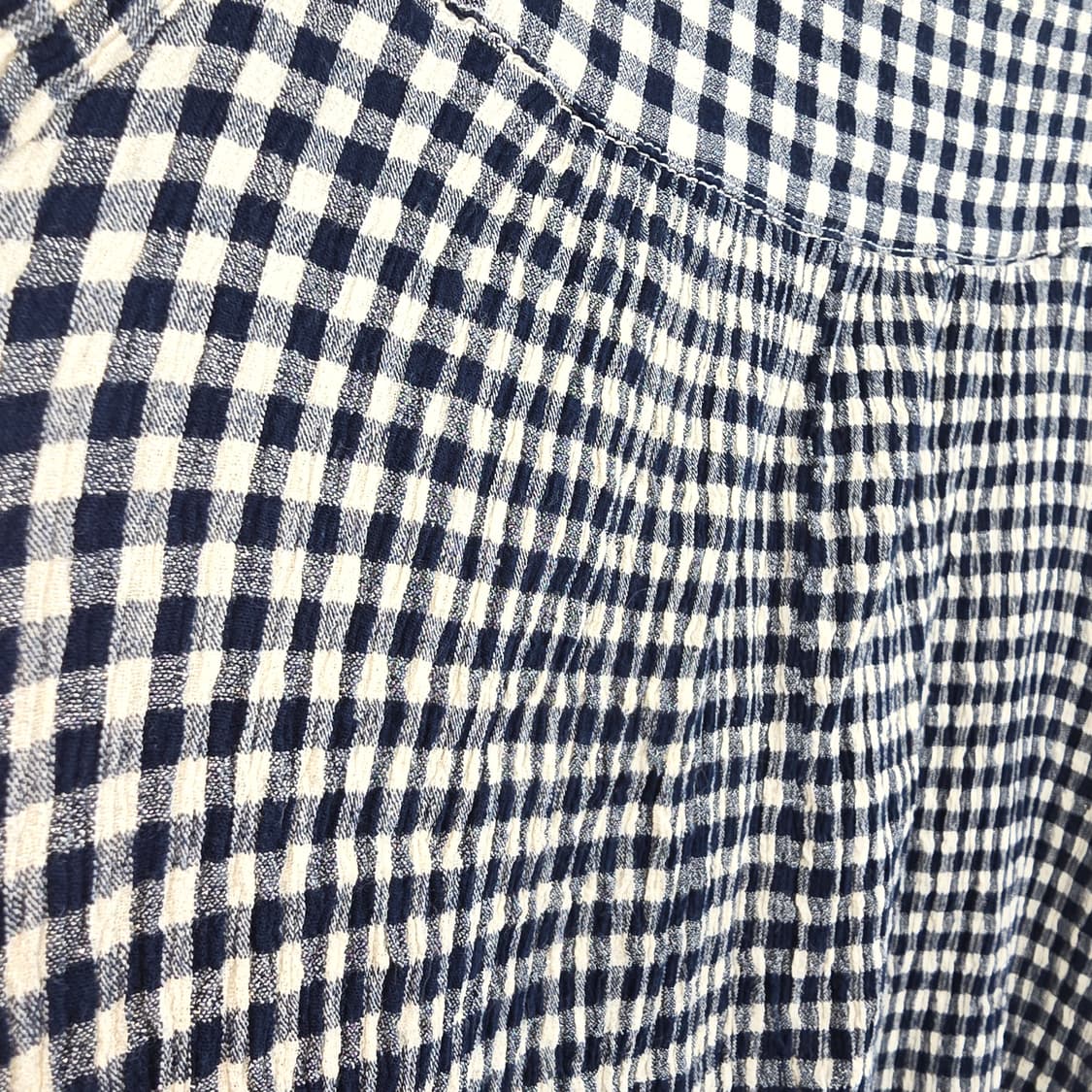 일본 빈티지 깅엄체크 퍼프 롱 원피스 상품이미지10