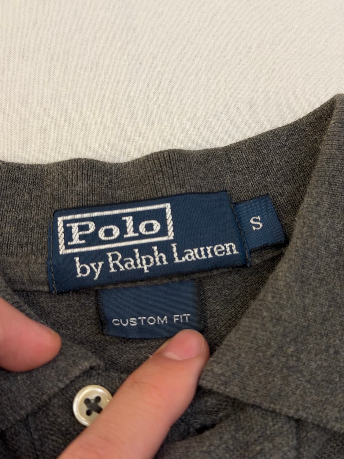 폴로 랄프로렌 빅포니 치프키프 반팔 카라티 그레이 상품이미지3