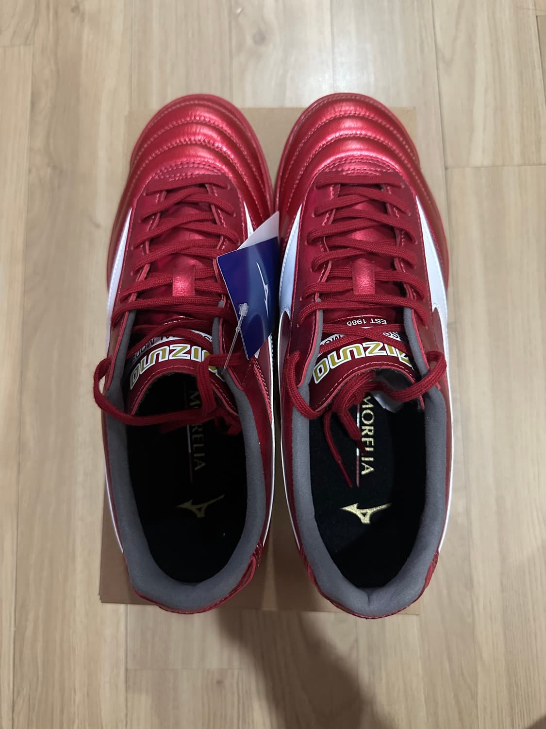 미즈노 모렐리아2 프로 AS 풋살화 루비레드팩 265 상품이미지2