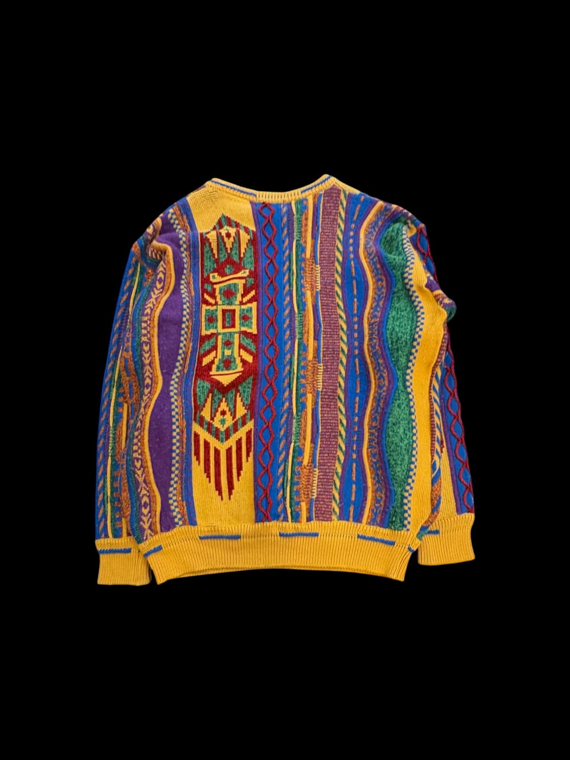 우오모 포르테 멀티 패턴 니트 상품이미지1