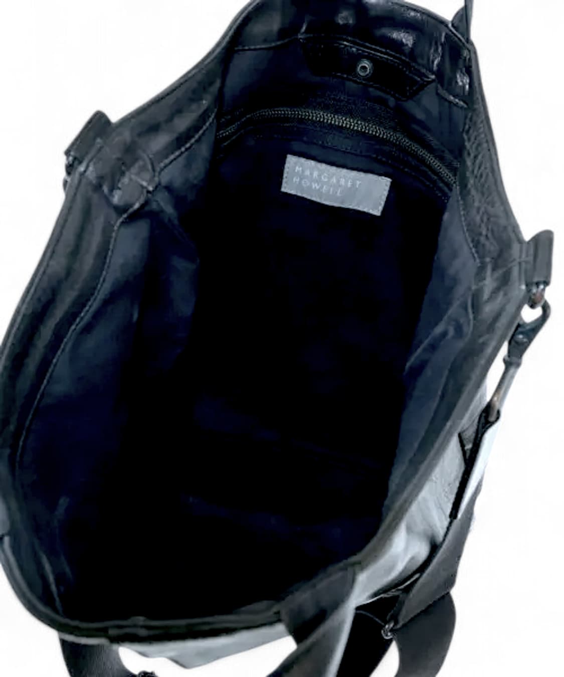 마가렛 호웰 카프스킨 토트백 블랙 상품이미지8