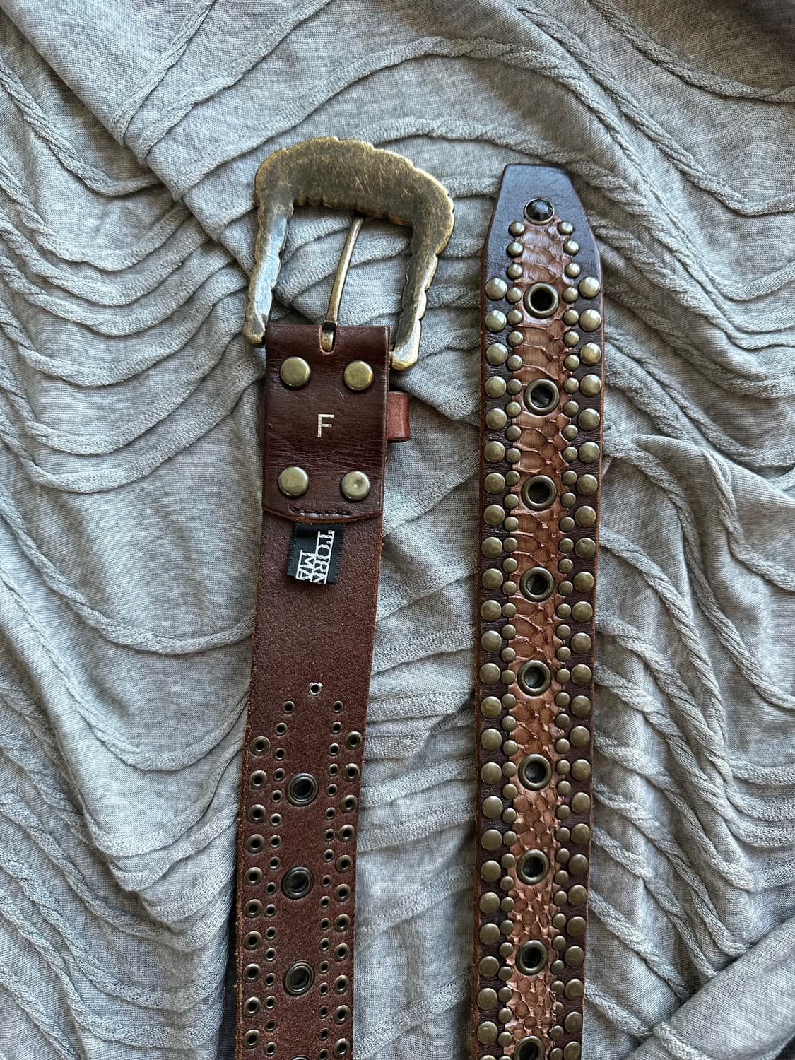 “Tornadomart” python stud belt 상품이미지4