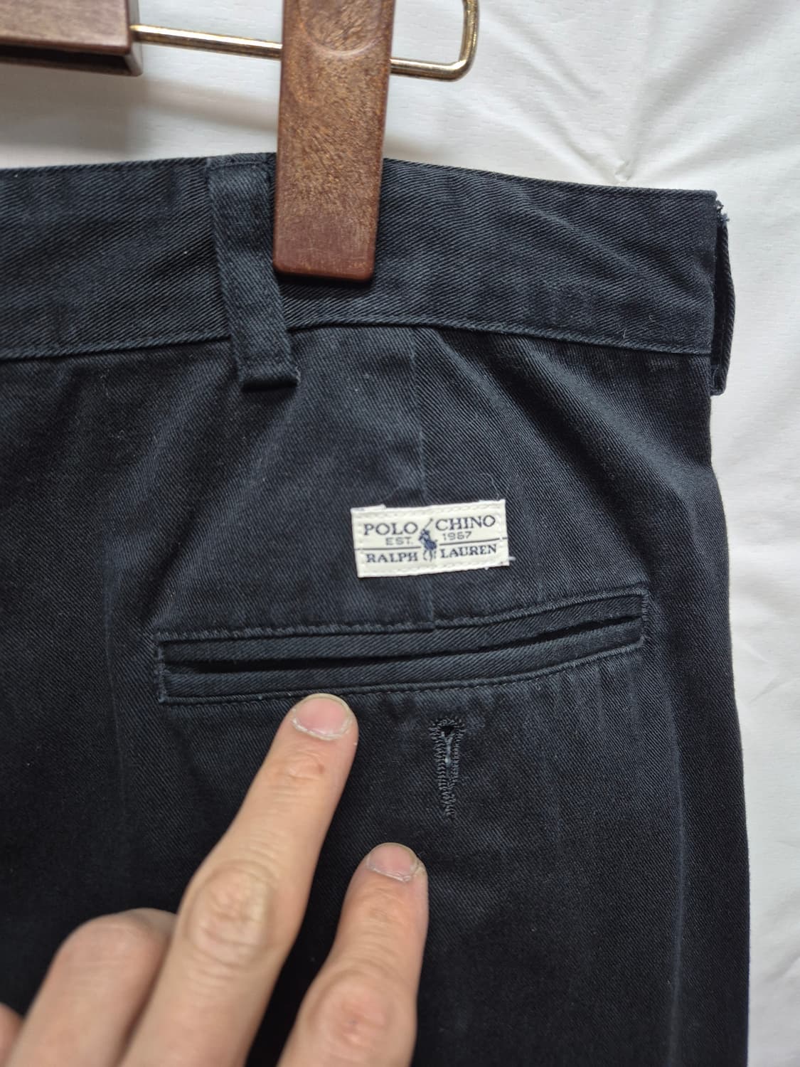 폴로 치노 하프팬츠 블랙 상품이미지3