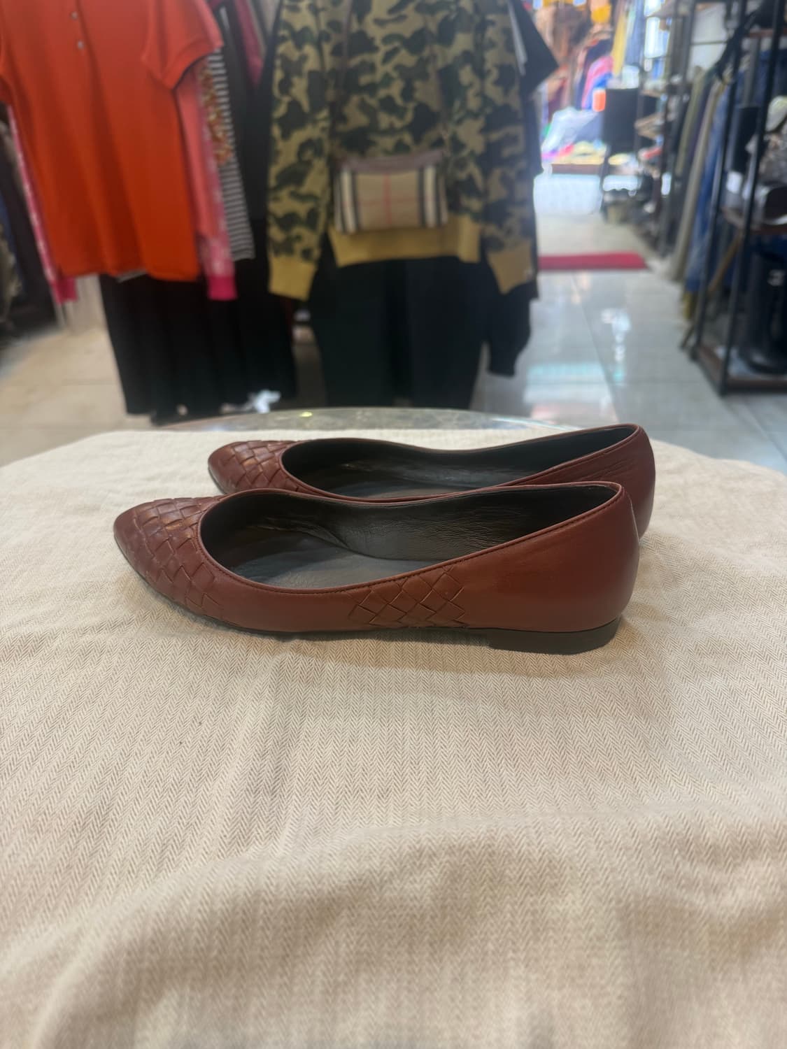 36 1/2 정품 보테카베네타 인트레치아토 플렛슈즈 팝니다 상품이미지3