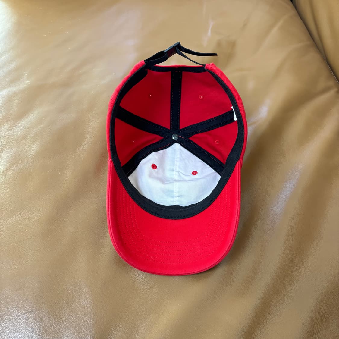 슈프림 6패널 볼캡 모자 24SS 몰스킨 레드 상품이미지7