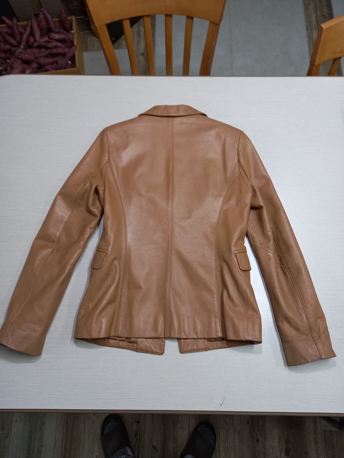 S85 JOINUS 양가죽 자켓 베이지 S-207 상품이미지2