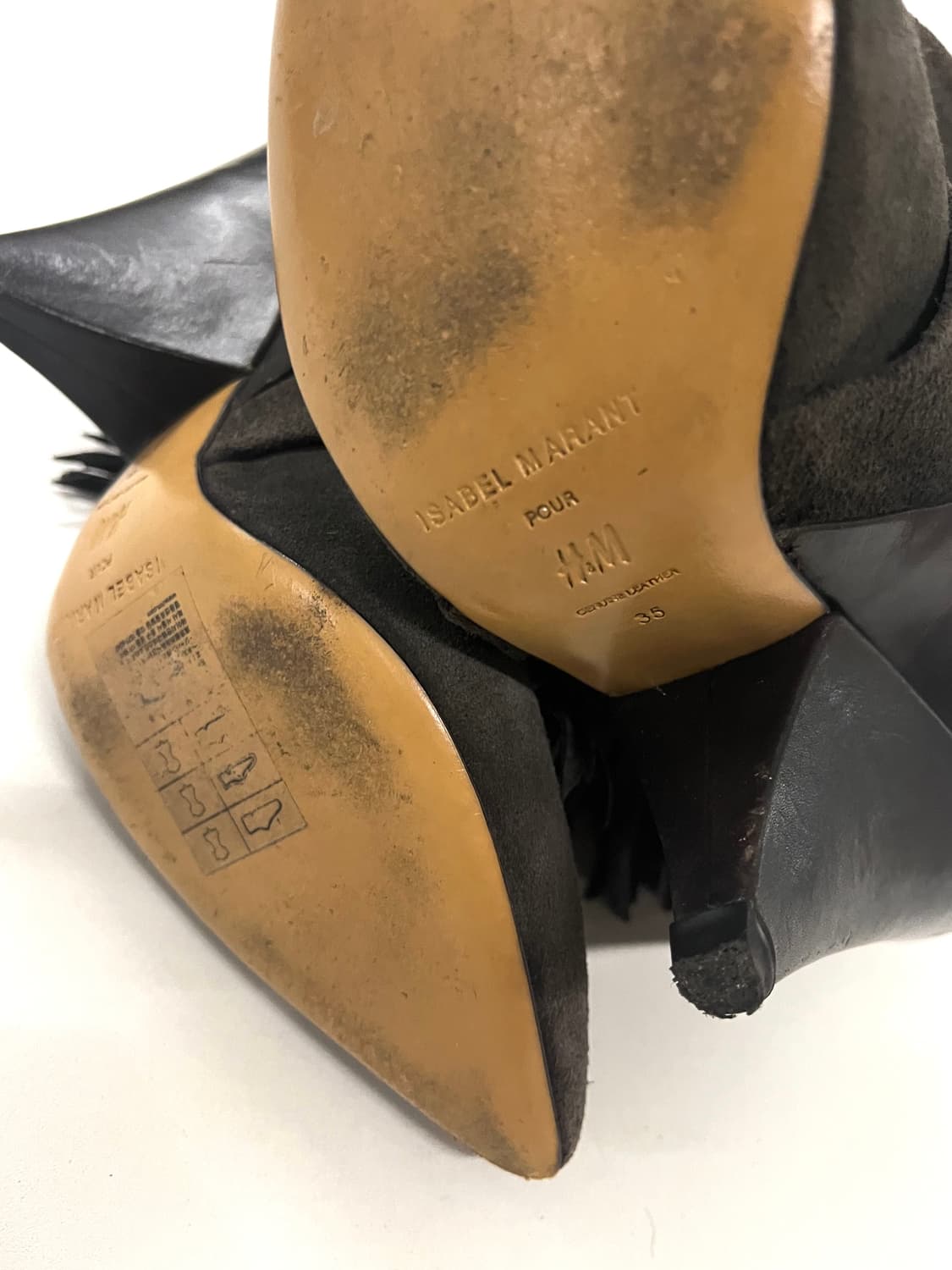 이자벨마랑 H&M 프린지 레더 부츠 상품이미지7