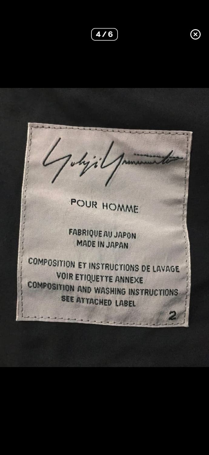 요지 야마모토 뿌르옴므 울다운코트 상품이미지4