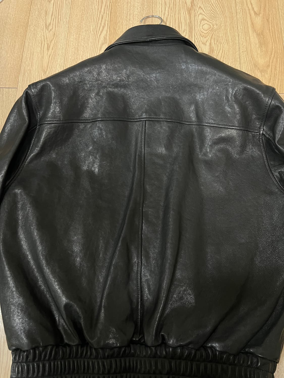 쿠어 베지터블 레더 A-2 자켓 블랙 M 상품이미지5