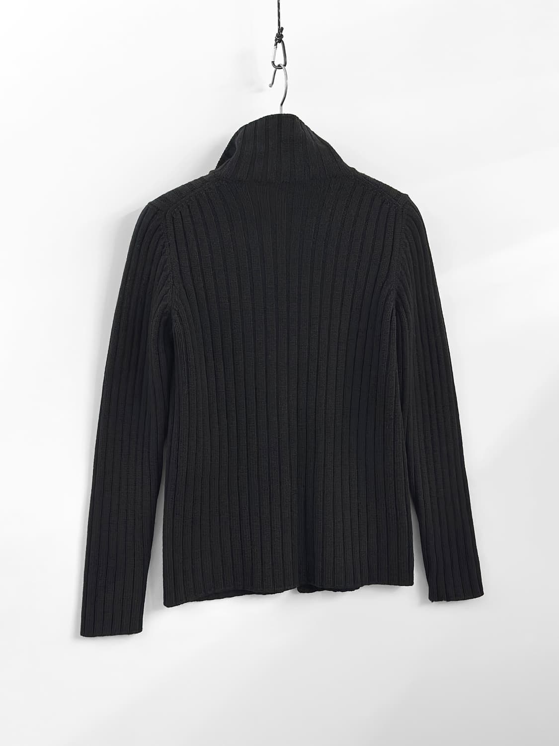 90~00s 빈티지 헬무트 랭 리브 니트 하이넥 가디건 상품이미지4