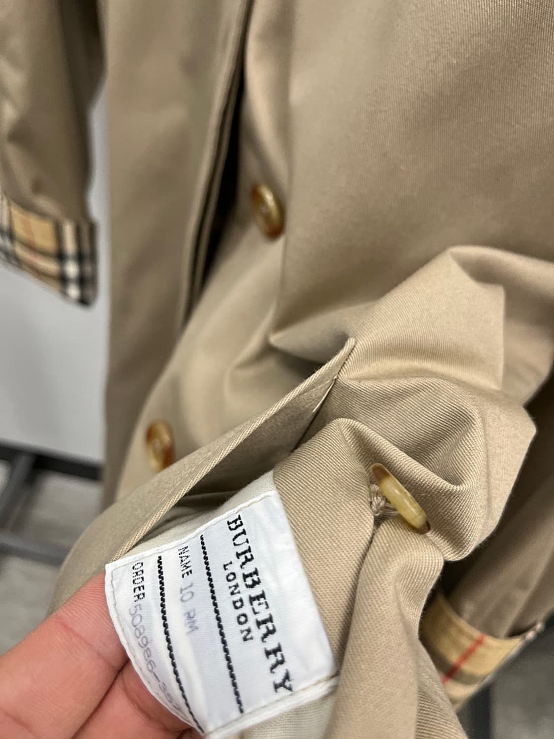 여) 버버리 개버딘 맥코트  상품이미지9