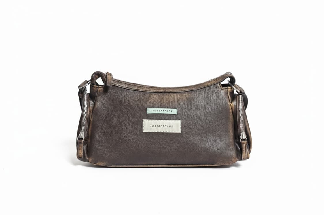 인스턴트펑크 빈티지 에코 레더 숄더백 상품이미지1