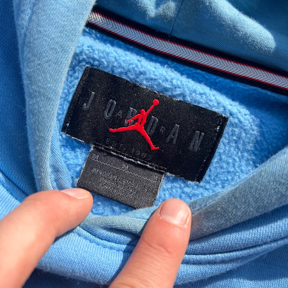 나이키 조던 스카이블루 후드티 상품이미지4