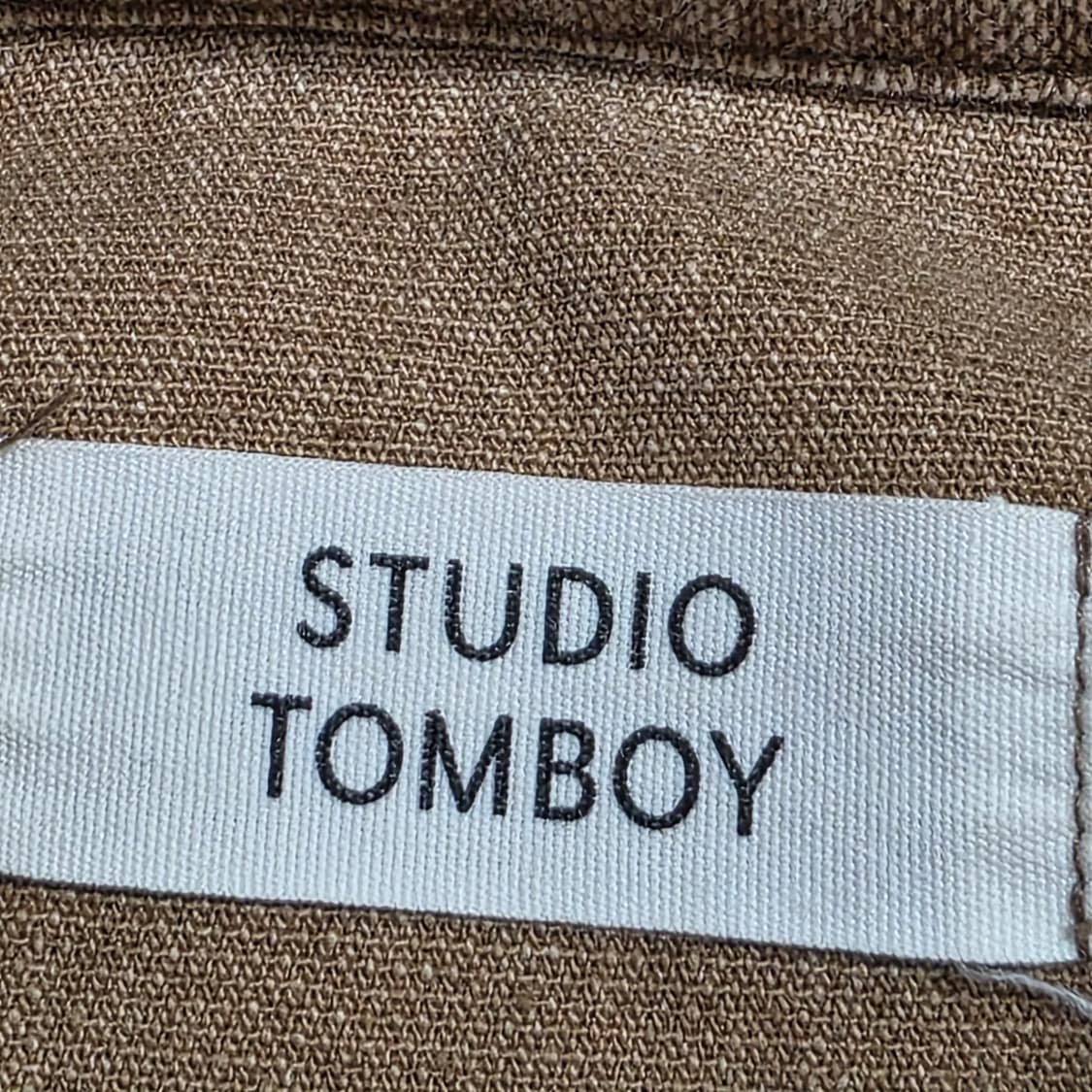 1277 STUDIO TOMBOY 스튜디오 톰보이 면 롱 셔츠 데님원피스 상품이미지6