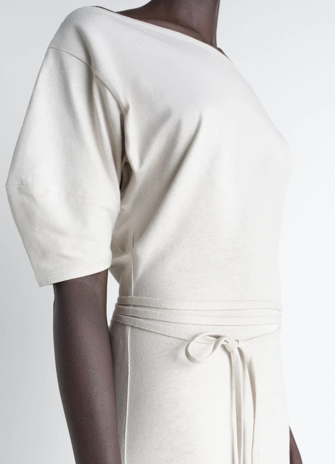 [XS,S]르메르 26ss 오프숄더 저지 드레스/펄 상품이미지4